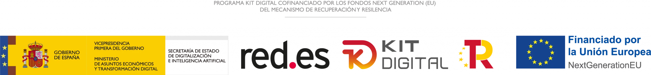 Programa Kit Digital financiado por los fondos Next Generation EU de la Unión Europea